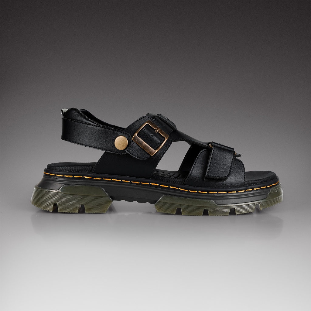Osgood - Galant Black - รองเท้าแตะหนัง