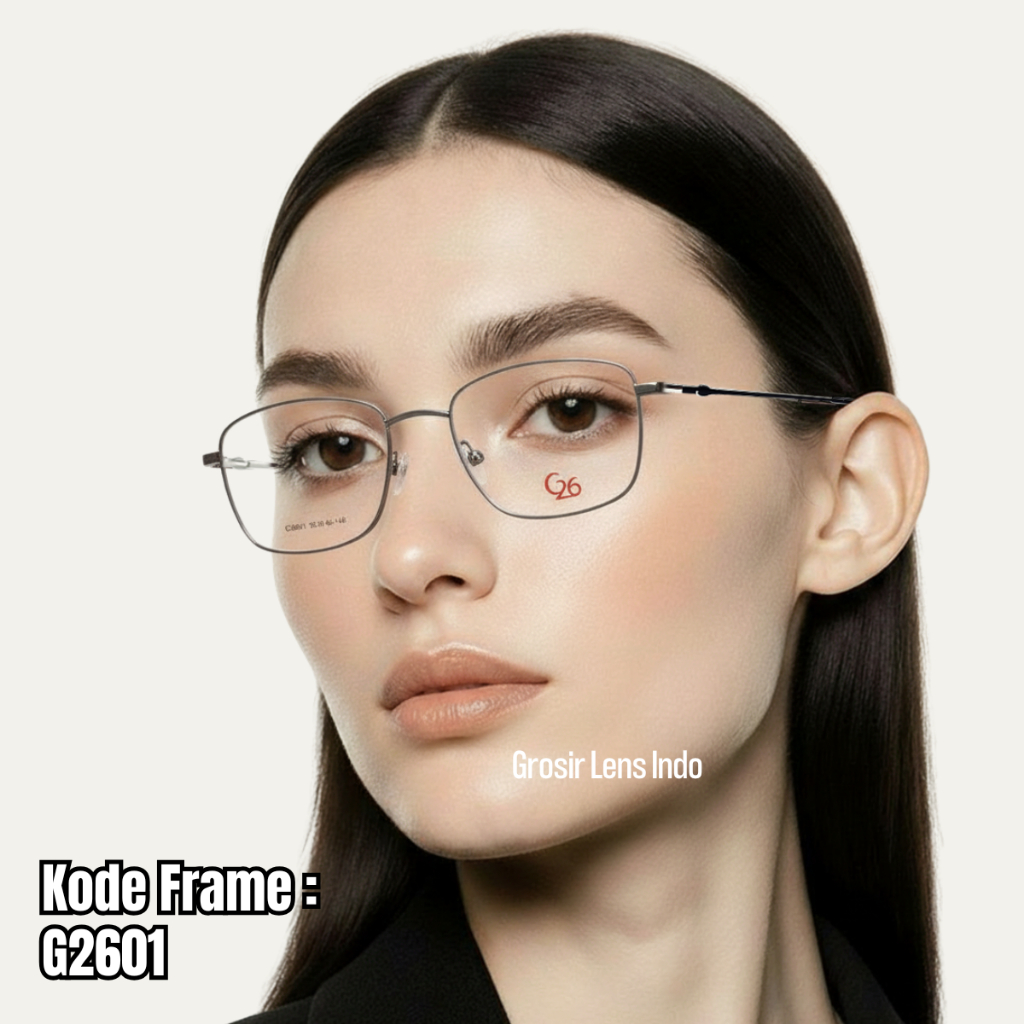 RECOMMENDED GLASSES FRAME G26 ดั้งเดิมพร้อมการรับประกัน G2601