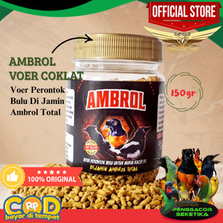 Ambrol Voer Coklat Perontok Bulu Burung Terjamin Ambrol Total Untuk Burung Murai Kacer Anis Dll
