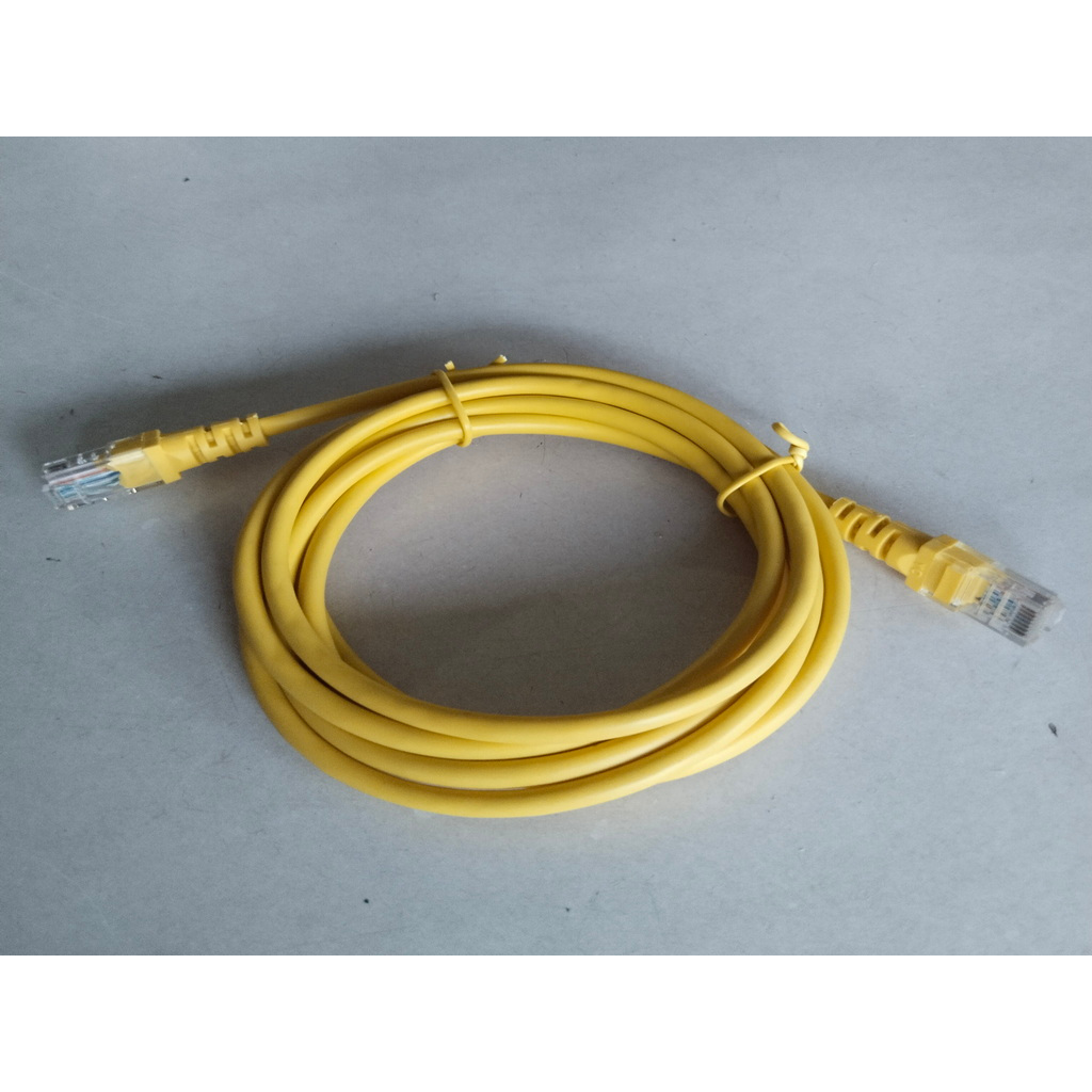 Original 8 พิน RJ45 ชาย RJ45 ชาย LAN Extension Cable ยาว 2 เมตร