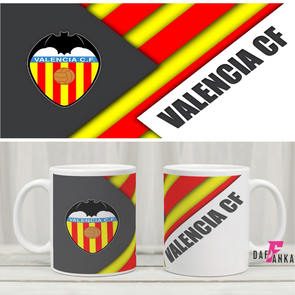 แก้วโลโก้ Valencia Club