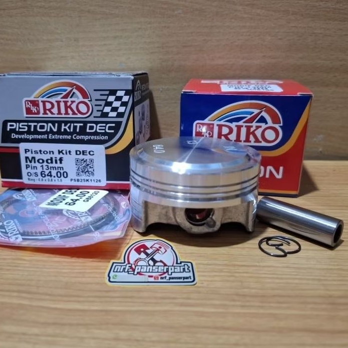 RAW PISTON KIT P3N 13 MM//57/58/58.5/59/60/61/62/63/64/66 MM [SEHER SET RING BORE UP] JUPITER Z/VEGA