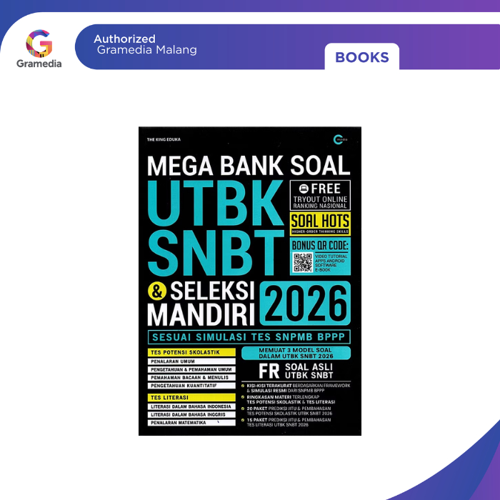 Gramedia Malang - Mega Bank of UTBK SNBT & คําถามที่คัดสรรมาอิสระ 2026