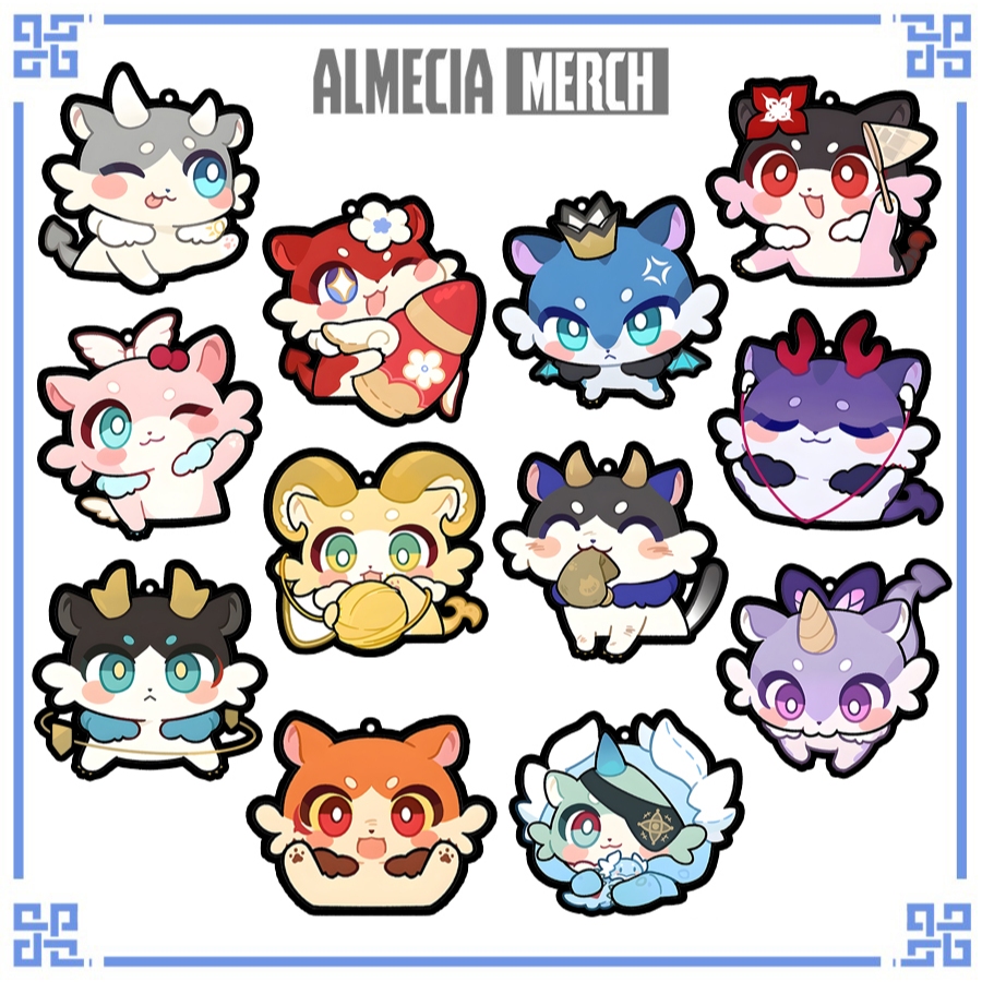 GANTUNGAN พวงกุญแจ Honkai Star Rail Amphorus ตัวละคร Chimera Chrysos Heirs / พวงกุญแจอะคริลิค HSR