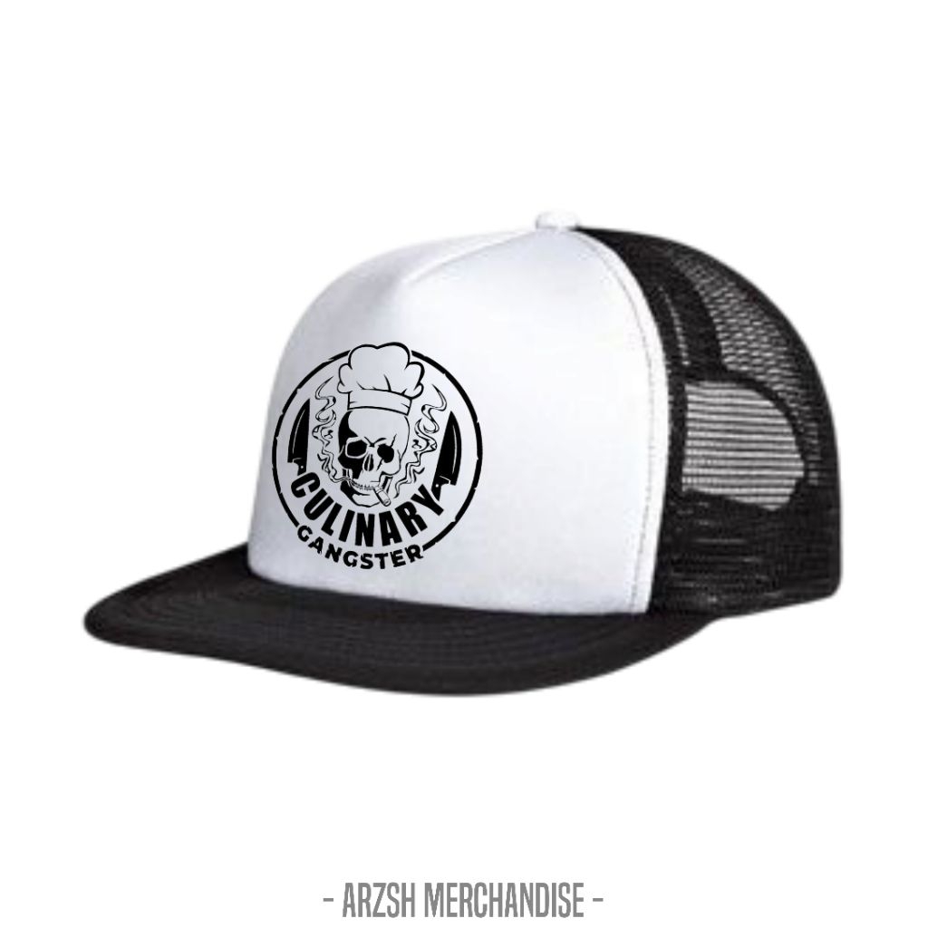 Culinary Gangster Trucker Snapback Hat / Premium Distro Trucker Snapback Hat / Snapback Caps / Adult