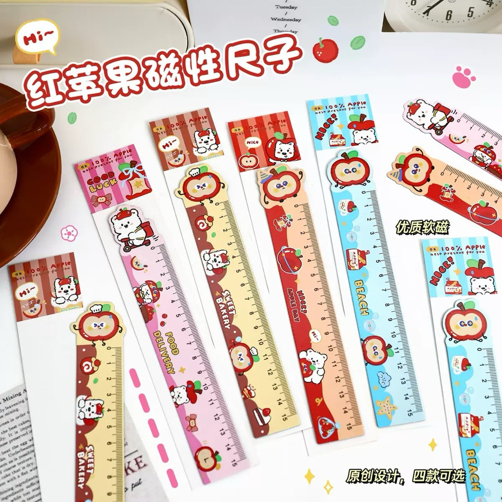 POMO - ไม้บรรทัดพลาสติก AT6 15ซม