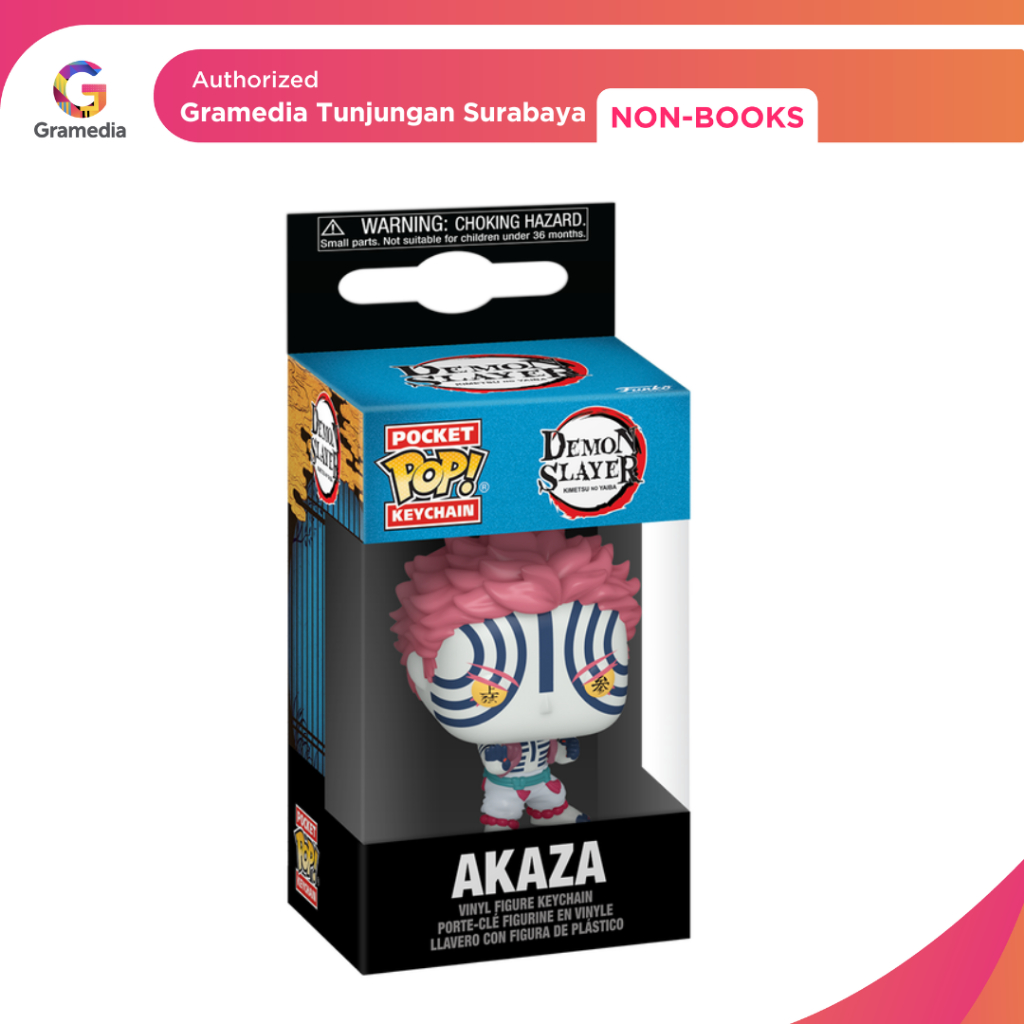 Gramedia Tunjungan: FUNKO POP KEYCHAIN DEMON SLAYER AKAZA