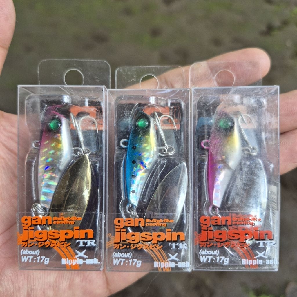 Ripple Ash Gan Jigspin 17gr (dull/บรรจุภัณฑ์สกปรก)