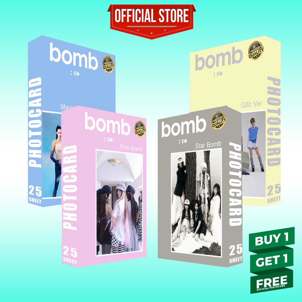 GOMAWOSTORE ILLIT BOMB PHOTOCARD พรีเมี่ยม