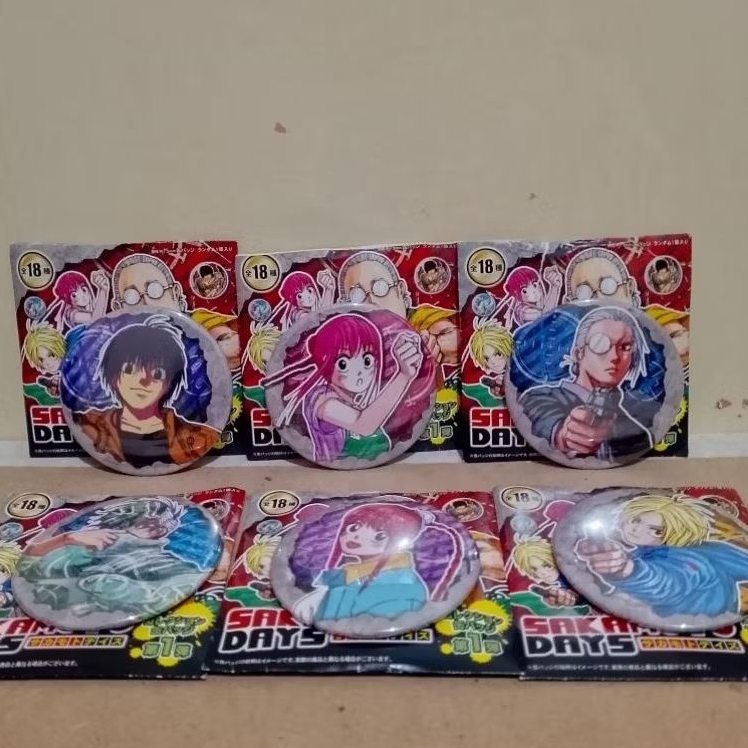 ตราและพวงกุญแจ Sakamoto Days Shin Seba Sakamoto Lu Nagumo