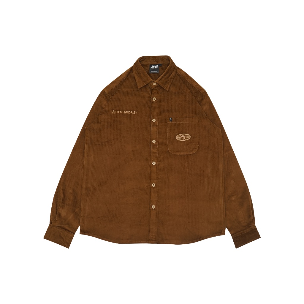 ARTOZH - WORKSHIRT LONGSLEEVE FLYN BROWN