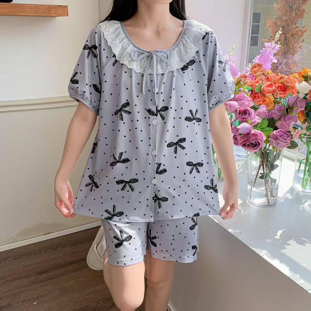 JF - PREMIUM BABYDOLL HP PAJAMA SET / ชุด PAJAMA นําเข้า / HP สําหรับผู้หญิงเกาหลี PAJAMA