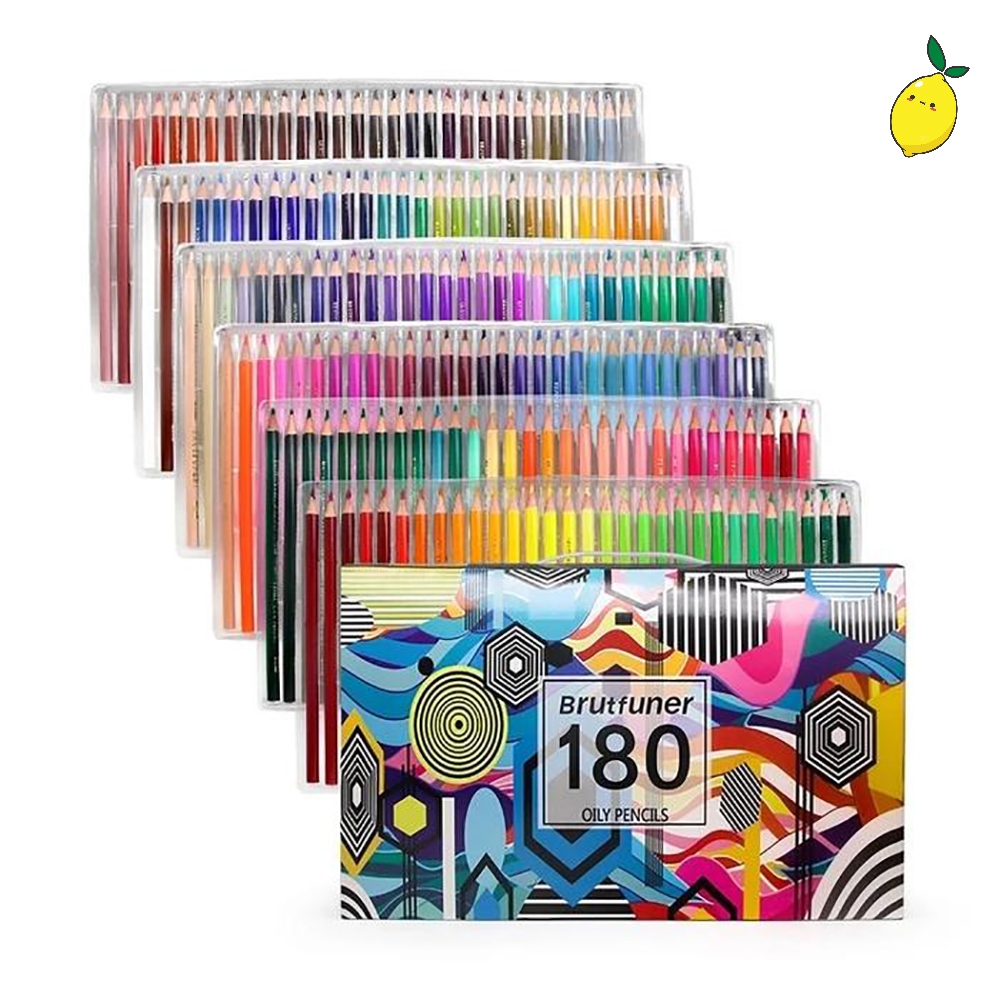 Brutfuner Color Pencil / Color Pencil / Oil Pencil Artist Color Set 180 สี