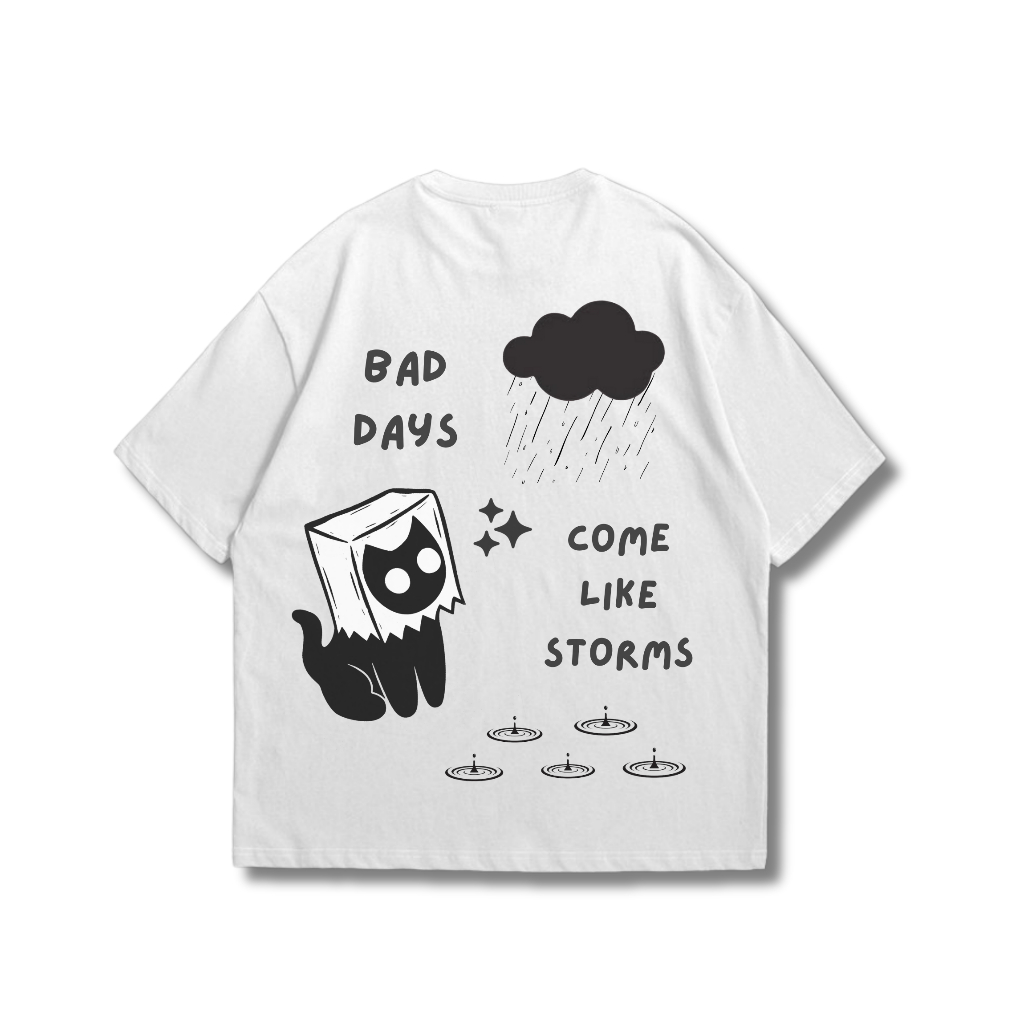 Bad Days TRUST Large Puff Ink เสื้อยืด Unisex