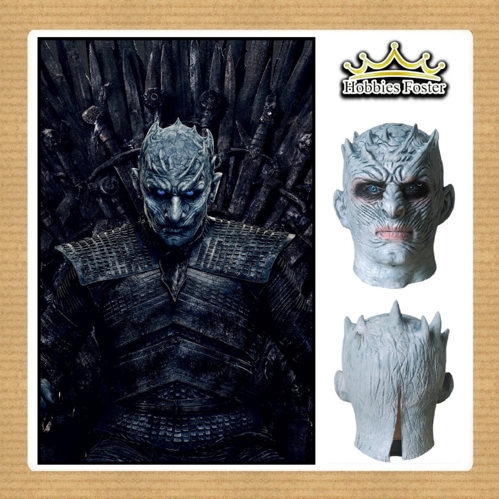 หน้ากากคอสตูมคอสเพลย์ HBF HERO - NIGHT KING - White Walker - GOT - Halloween NIGHT Party Accessories