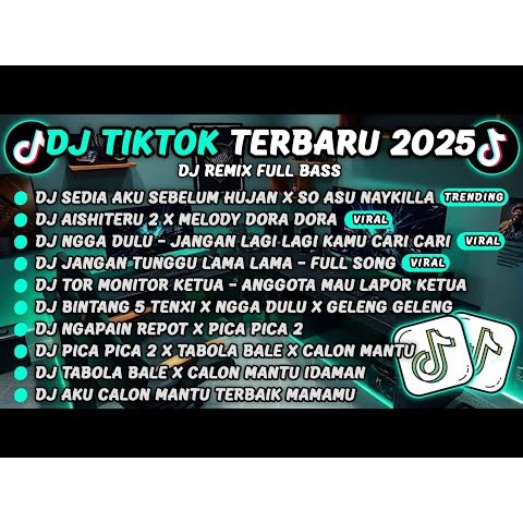 16GB Flashdisk Full ประกอบด้วย MP3 DJ Songs TIKTOK LATEST 2025- DJ AAVAILABLE I BEFORE RAIN X SO ASU