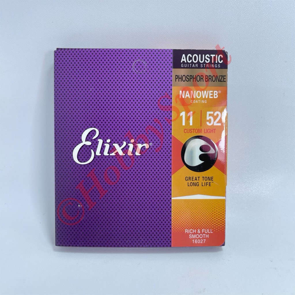 สายกีต้าร์โปร่ง Elixir 0.11 Light Nanoweb