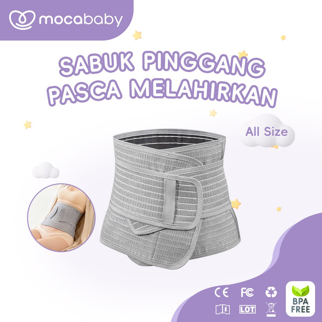Mocababy Bamboo Postpartum Corset - เครื่องรัดตัวคนท้องธรรมดา - เครื่องรัดตัวหลังคลอดไม้ไผ่ BIG SIZE