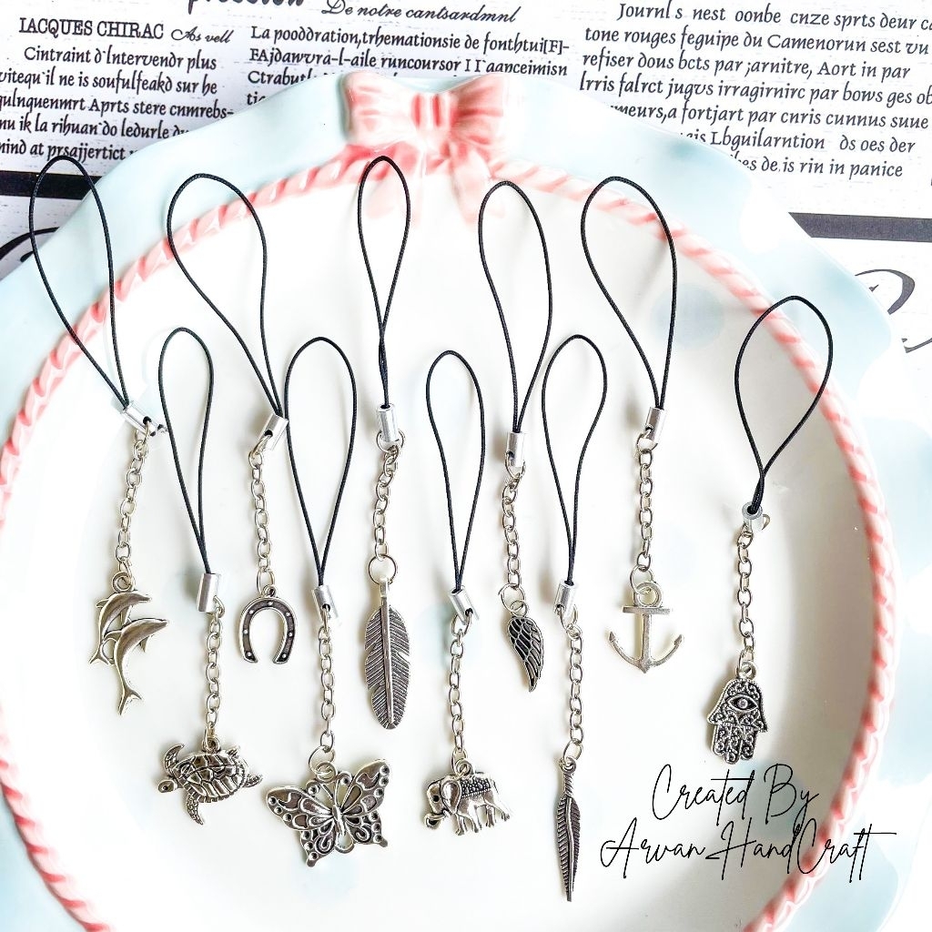 GANTUNGAN HP Vintage Phone Strap // Simple Vintage Phone Accessories Hanger