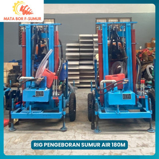Rig Bor Sumur DR-180 Diesel Kedalaman 180M - Mesin Bor Air Hidrolik Roda Portable untuk Proyek