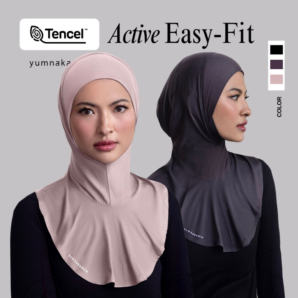 Active Easy-Fit Sport Hijab Micro-Modal TENCELTM Spandex Hijab Sport Hijab Active