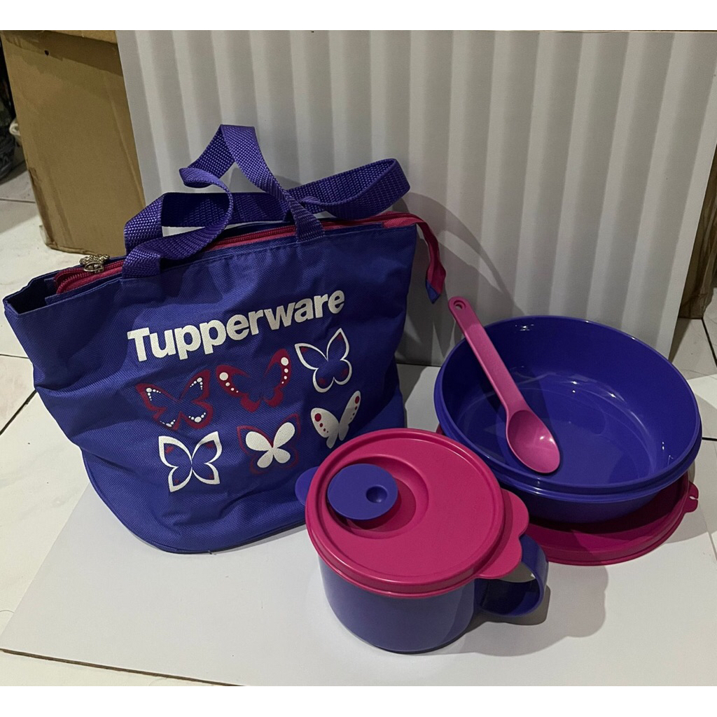 Tupperware lunch box set