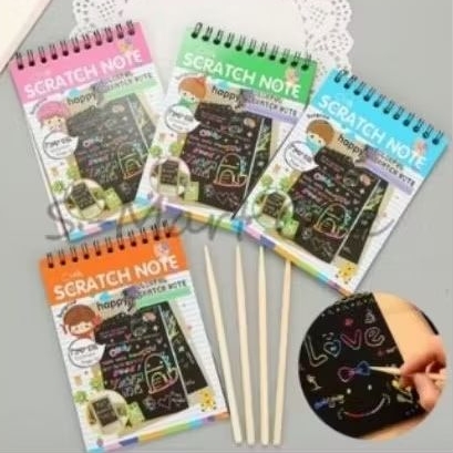 SM Scratch Note Mini Magic Scratch Note Paper