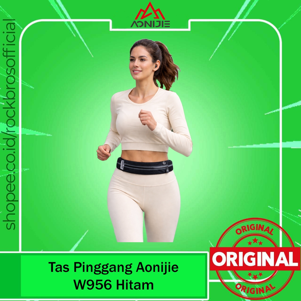 Aonijie W956 กระเป๋าคาดเอวสําหรับวิ่งกีฬาวิ่งเดินป่าขี่จักรยานยิมโยคะกระเป๋าคาดเอวขนาดเดินทางกีฬากลา