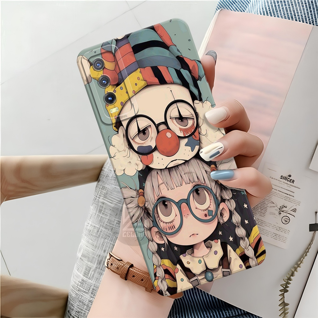 เคส VIVO Y20 / Y12S / Y20S Softcase - เคสลายการ์ตูน - เคส VIVO Y20 / Y12S / Y20S - เคส Pro Camera Si