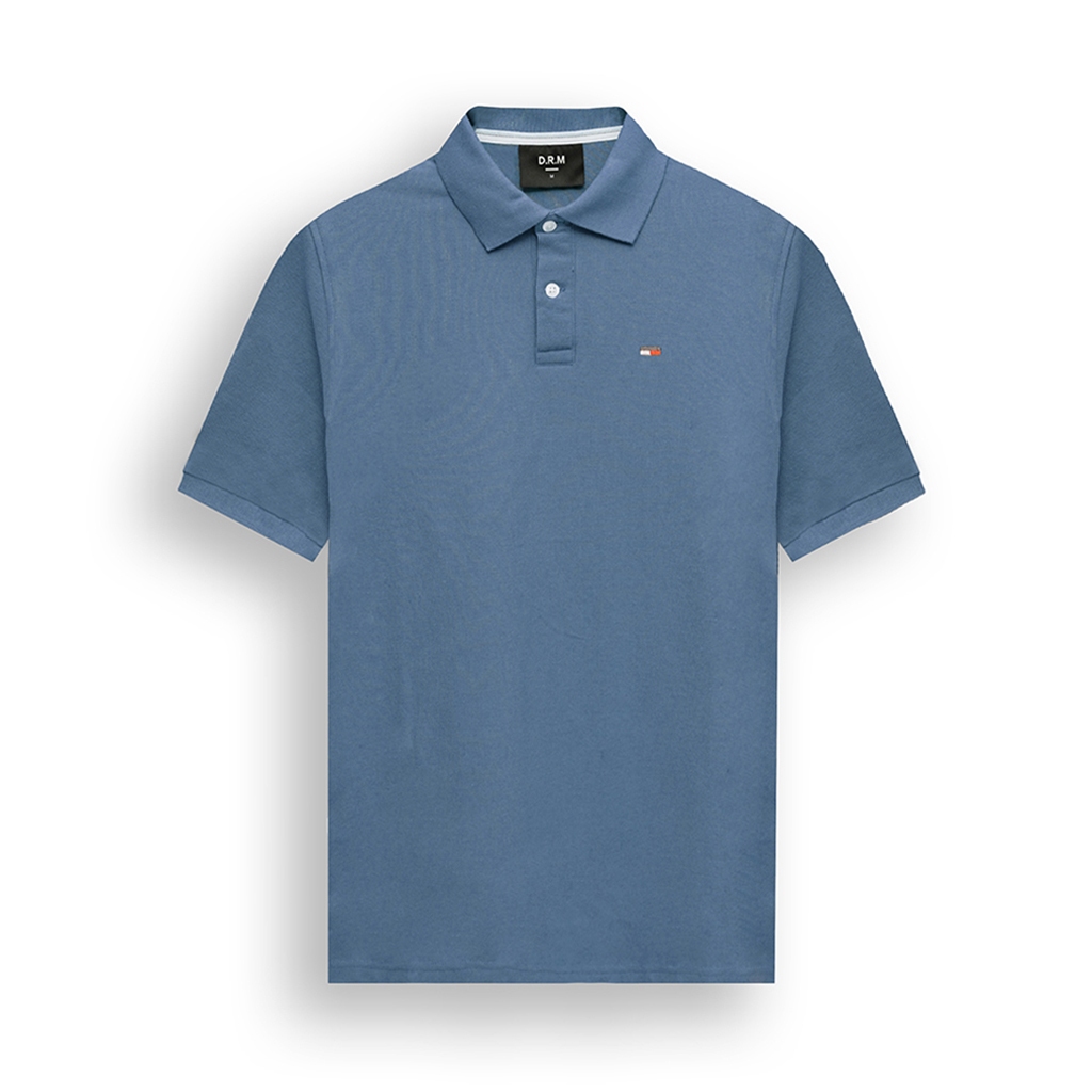 เสื้อโปโล DRM Origin - Steel Blue