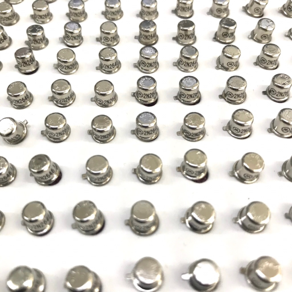 ทรานซิสเตอร์ UJT 2N 2646 ตัวเครื่องโลหะ TO-18 TR 2N2646