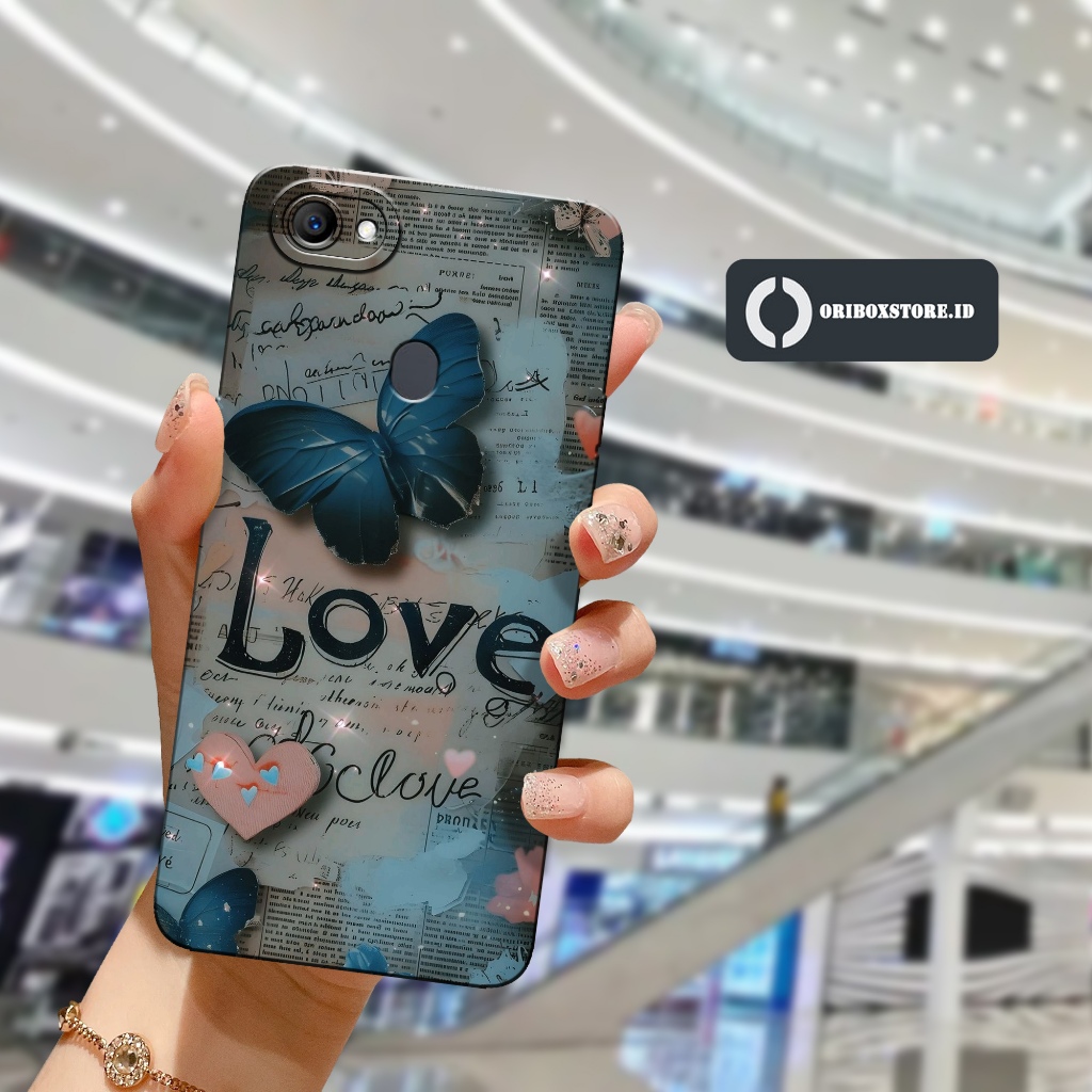 เคส HP ล่าสุด OPPO F5 / F7 - Butterfly Motif - เคส - OPPO F7 / F5 Softcase - เคสโทรศัพท์ OPPO F5 / F