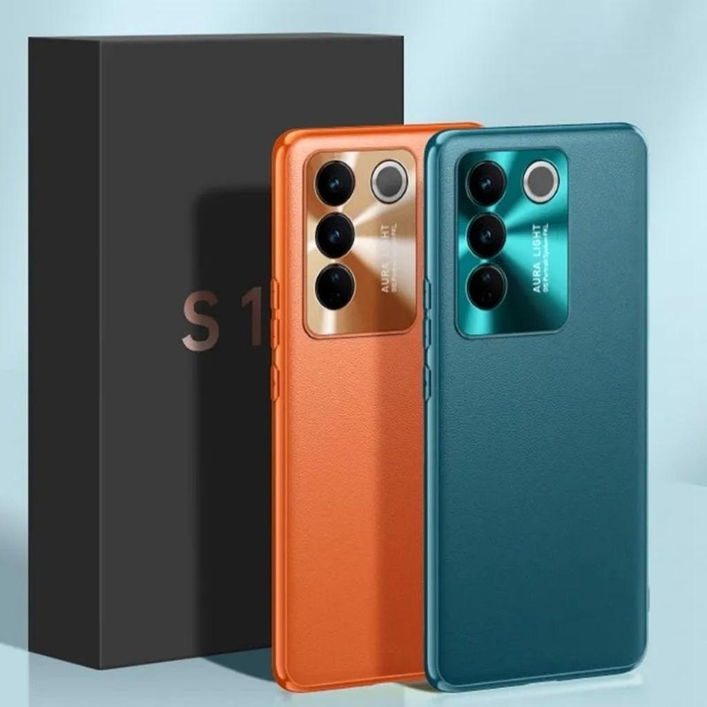 Case For_ Vivo V27/V27E/V27 Pro Leather Vegan Premium Cover Case