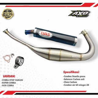 KNALPOT KAWASAKI NINJA RR R SS DBS THAILAND PRES ASLI EMBLEM MERAH
