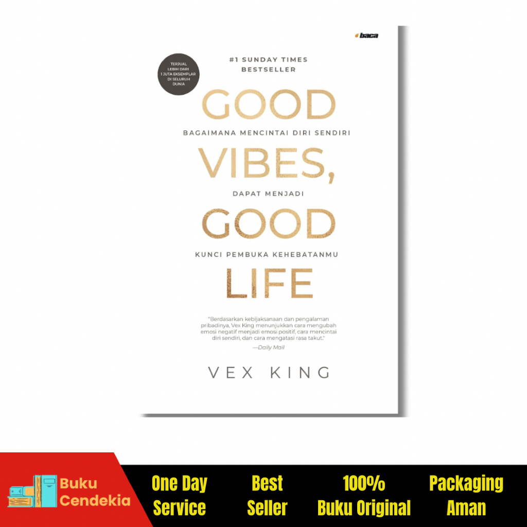 Read Publishing - Good Vibes Good Life Book - Vex King (ต้นฉบับอินโดนีเซีย) - ต้นฉบับ