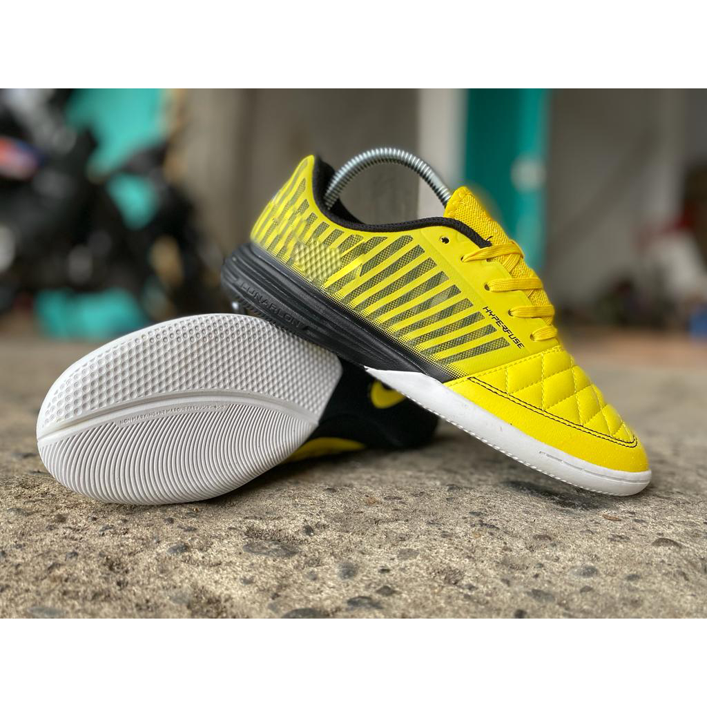 รองเท้าฟุตซอล Lunar Gato II IC - Opti Yellow Black White