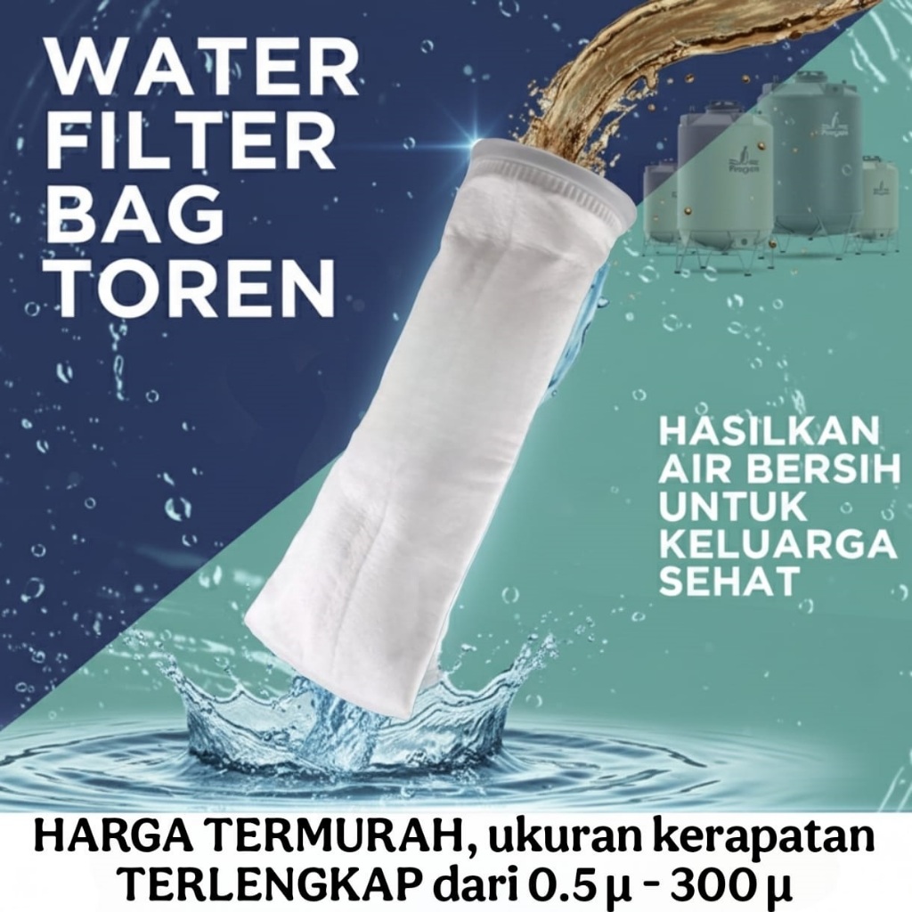 ถุงกรองน้ํา TOWER TANK FILTER เครื่องกรองน้ํา 18 ซม. WIDE สําหรับทุกขนาดของ TOWER