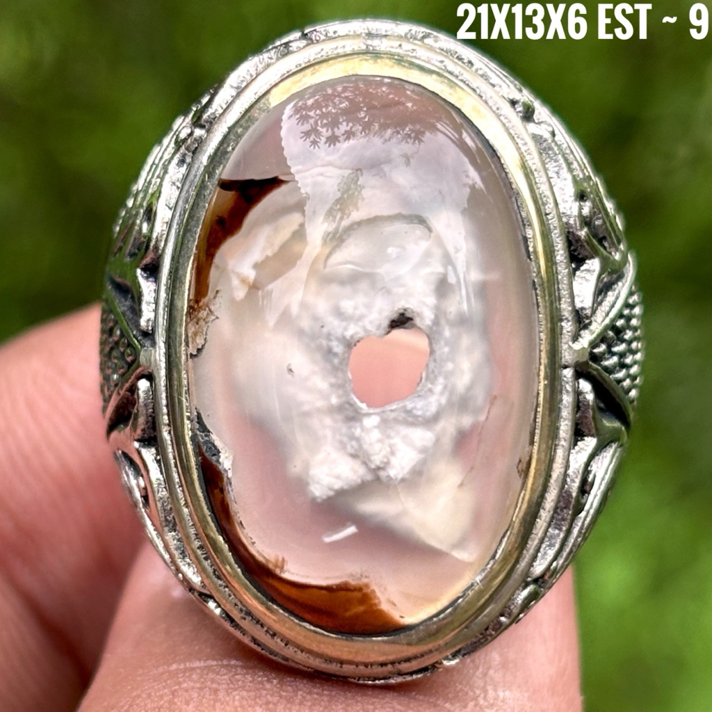สีดําธรรมชาติ SOLOMON AGATE STONE