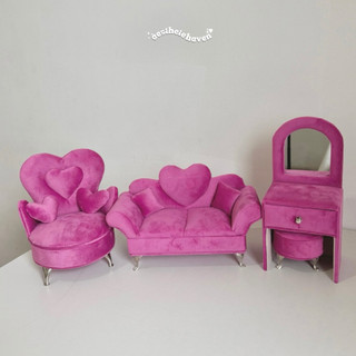 Aesthete Haven | Sofa dan Meja Rias/Tempat perhiasan sofa dan meja rias/Rak display aksesoris/Luxury/Tempat aksesoris unik aesthetic