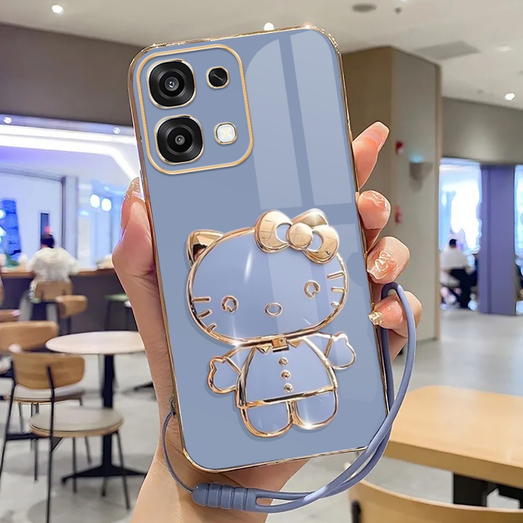 เคส Oppo A6 Pro 4G, A6 Pro 5G Softcase พร้อมขาตั้งกระจก