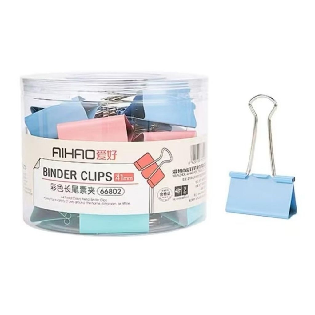 DELI BINDER CLIP 66802 41MM/200 (1 ชิ้น)