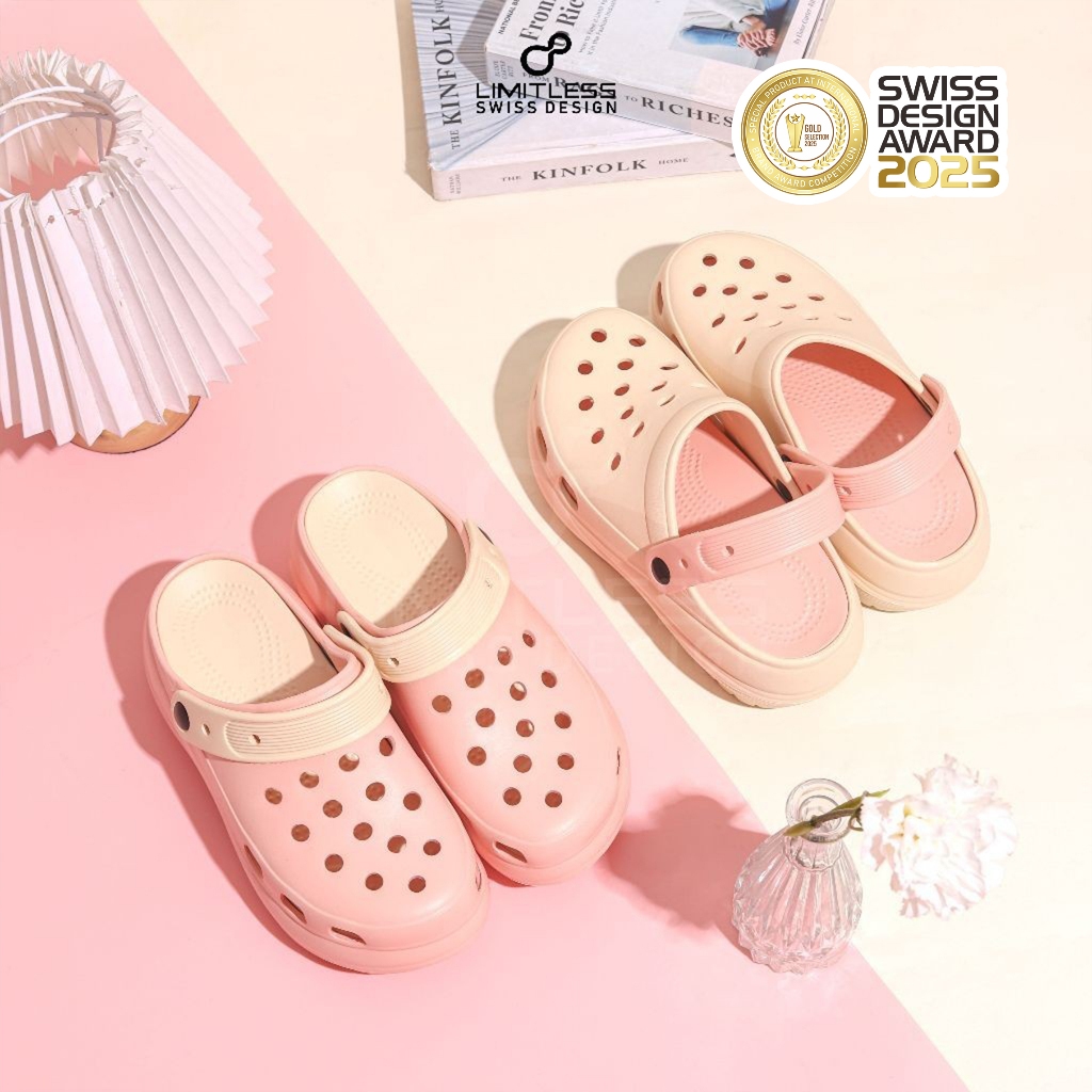 SUNNY Wedges รองเท้าแตะผู้หญิง Eva รองเท้าแตะผู้หญิง Eva แพลตฟอร์มสูงระดับพรีเมียมล่าสุด