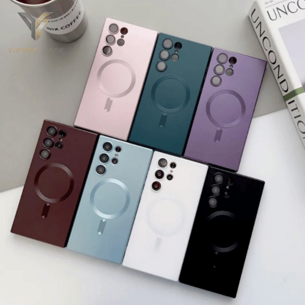 SOFT CASE MATTE MAGSAFE SAMSUNG Galaxy S22 S22+ S22PLUS S22ULTRA S23 S23+ S23PLUS S23ULTRA S24 S24+ 
