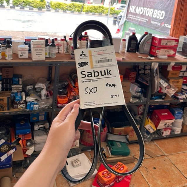 VAN BELT ALTERNATOR 6PK1670 ALL NEW PAJERO SPORT 1340A201 ORIGINAL MITSUBISHI