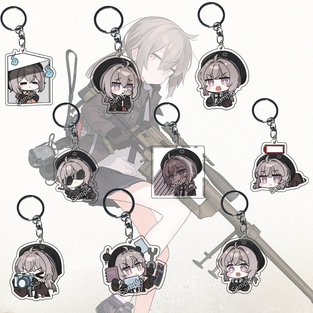 GANTUNGAN พวงกุญแจ Girls Frontline 2 Exilium Cheyanne part 01 - พวงกุญแจ - พวงกุญแจ - อะนิเมะ