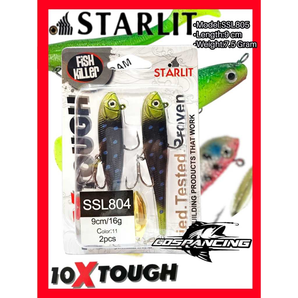STARLIT Soft Lure 804 10x Tough-Fish Killer