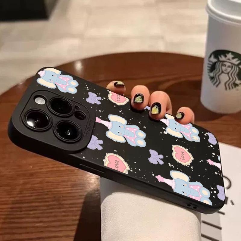 กรณี TECNO POVA NEO 3 POVA 5 PRO CAMON 40 PRO SPARK 9 10 30 40 PRO+ ลูกสุนัขซิลิโคน Softcase ช้างกระ