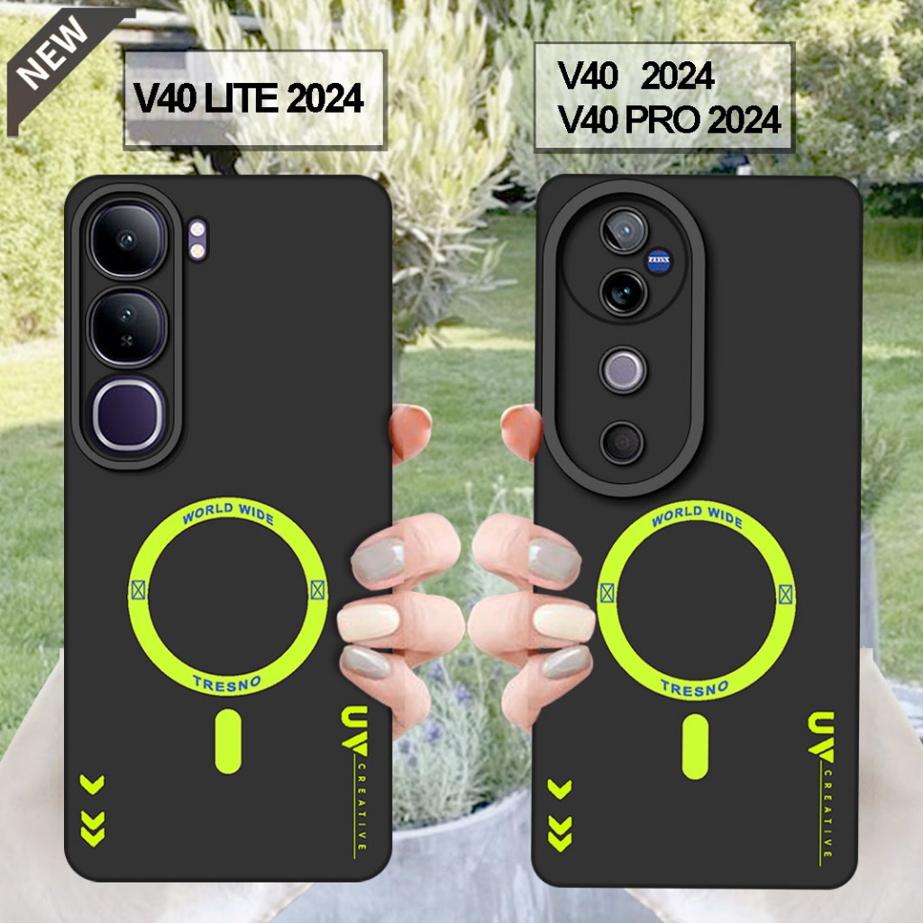 เคส VIVO V40 _เคส VIVO V40 PRO และเคส VIVO V40 LITE - เคสซิลิโคนสีดําสุดเท่ ยืดหยุ่น ใส