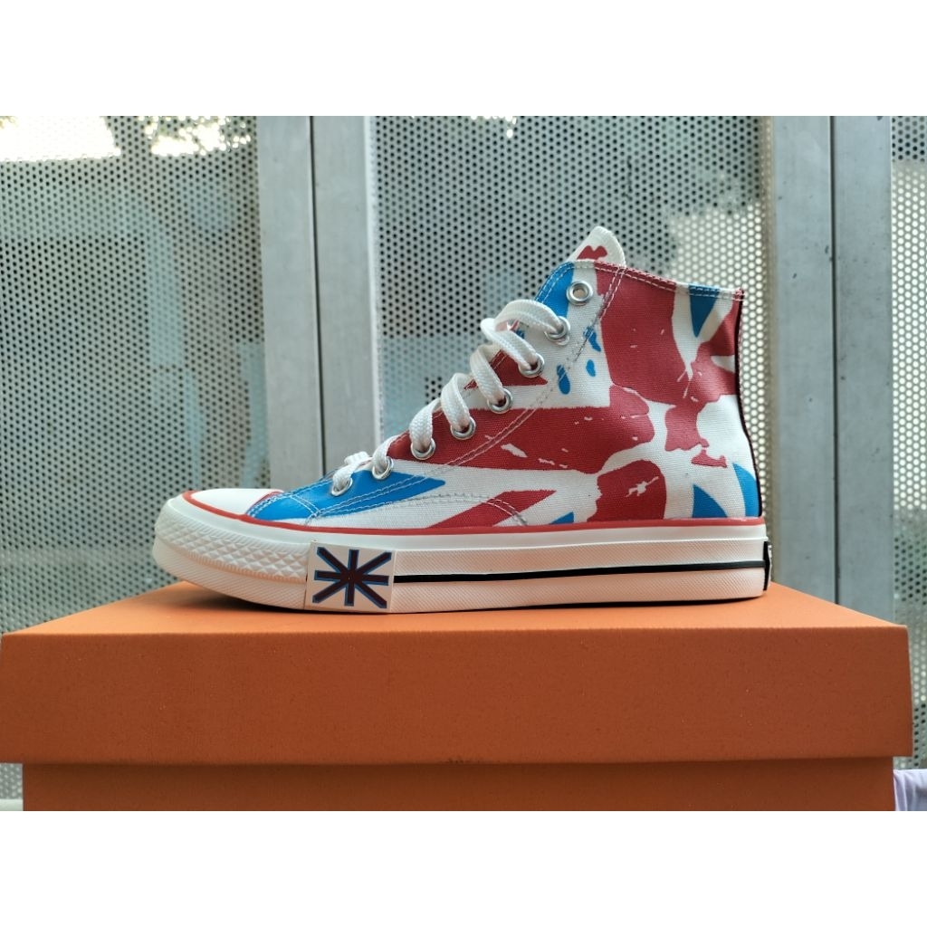 รองเท้าผู้ชาย CONVERSE 70S HIGH ALLSTAR UNION JACK ENGLAND FLAG