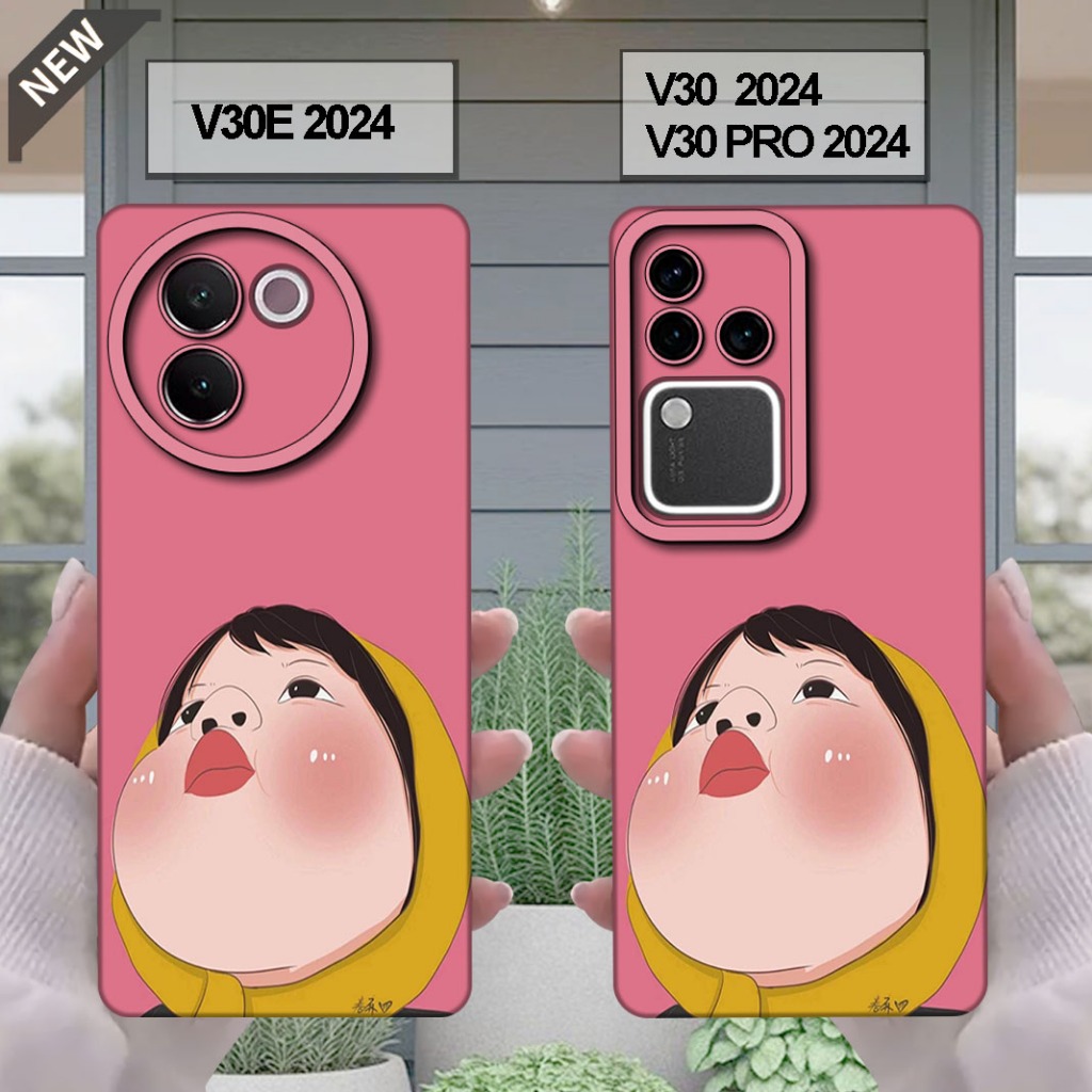 เคส VIVO V30 _เคส VIVO V30E _เคส VIVO V30 PRO - เคสซิลิโคนสีดําใส ยืดหยุ่นหนายืดหยุ่น
